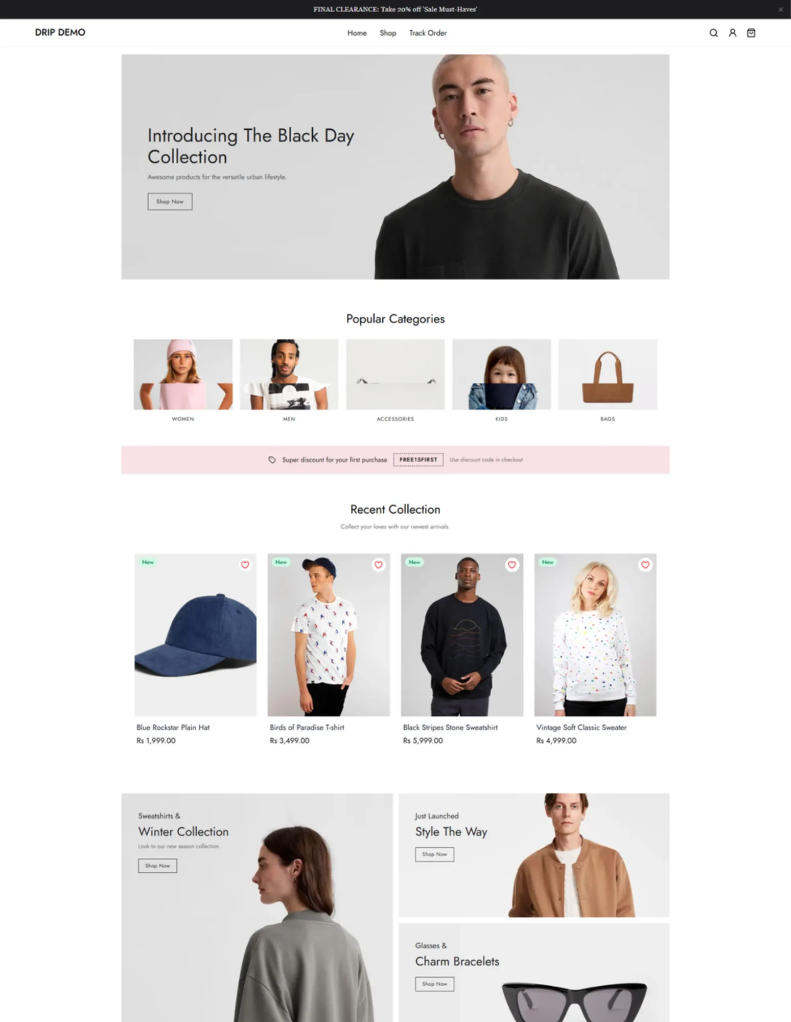 Drip store design